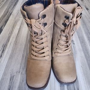 Womens Brand New Brown Heel Boots